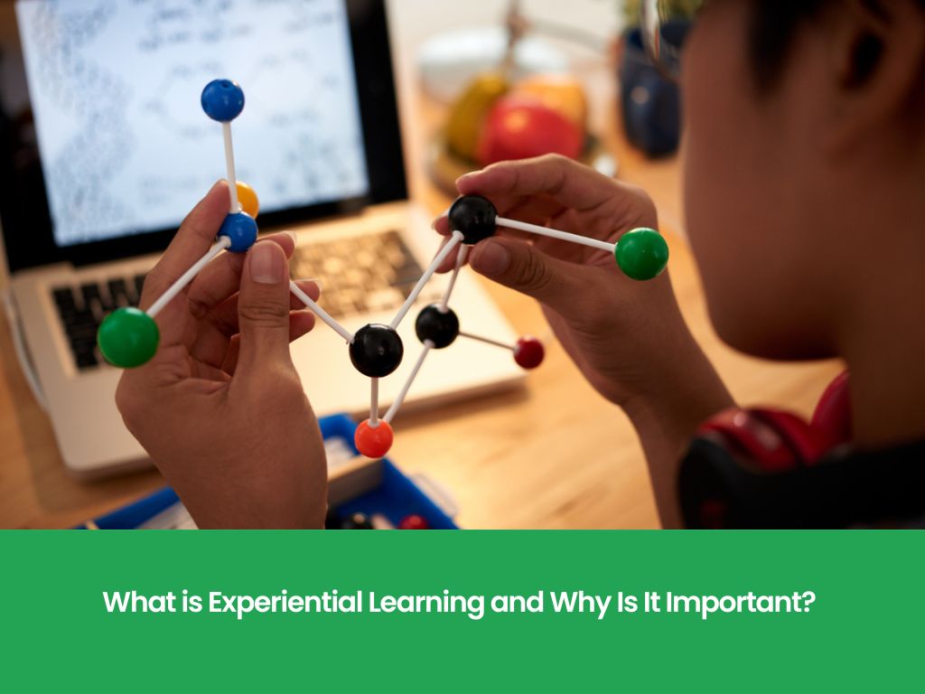children engaged in experiential learning activity